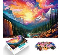1000 Piece Jigsaw Puzzles for Adults rocky mountain national park Jigsaw for Gifts Funny Jigsaw Puzzles 14.96 in x 20.47 in for teenager Age 14 Up