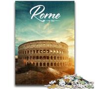 1000 Piece Jigsaw Puzzles for Adults Rome 1000 Piece Puzzle,is Ideal As Gifts for The Whole Family Suitable for And 14 (26x38cm)