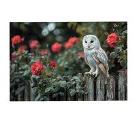 1000 Piece Jigsaw Puzzles for Adults, Rose Jigsaw Puzzles for Adults 1000 Piece, Owl Puzzle Challenging Game for the Whole Families, Classic Wooden Jigsaws Suitable for Home Decoration, Gifts -3459