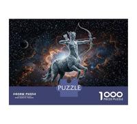 1000 Piece Jigsaw Puzzles for Adults Sagittarius Zodiac Sign Astrology Adult Jigsaw Puzzle Toy Wall Decor Wall Decoration Unique Gifts for Birthday And Christmas 38x26cm/1000pcs