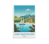 1000 piece jigsaw puzzles for adults，Saint Barthelemy Frances Posters Jigsaw Puzzles 1000 Pieces for Adults Painting Puzzle 1000 Pieces DIY Challenging Puzzles for Adults 52x38cm