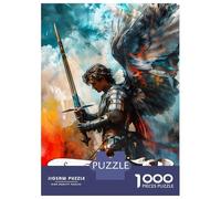 1000 Piece Jigsaw Puzzles for Adults Saint Michael Archangel Adult Puzzles Hands-on Game Stress Reliever Difficult And Challenge 70x50cm/1000pcs