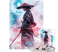1000 Piece Jigsaw Puzzles for Adults Samurai Woman in The Wind Jigsaw Puzzle Hands-on Game But Fun And Humorous for Is Ideal As A Gifts (Size 38x26cm)