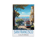 1000 Piece Jigsaw Puzzles for Adults，San Francisco California 1000 Piece Puzzle Classic Educational Games Beautiful Decoration Puzzle 52x38cm