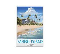 1000 Piece Jigsaw Puzzles for Adults Sanibel Island Florida Classic Puzzle Kids Puzzle Challenging And Difficult Puzzles for Adults And Teens 52x38cm