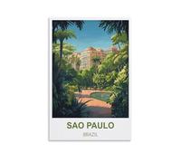 1000 piece jigsaw puzzles for adults，Sao Paulo Brazil Jigsaw Puzzles 1000 Pieces for Adults Painting Puzzle 1000 Pieces DIY Challenging Puzzles for Adults 38x26cm
