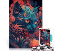 1000 Piece Jigsaw Puzzles for Adults Savannah cat Anspruchsvoll, aber lustig und humorvoll Ein Kunstwerk38x26cm