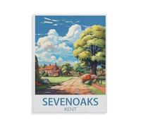 1000 Piece Jigsaw Puzzles for Adults，Sevenoaks Kent，Classic Puzzle Difficult Puzzle Fun Creative DIY Toys Gifts for Girls And Boys, Family Games（38x26cm）-HE67
