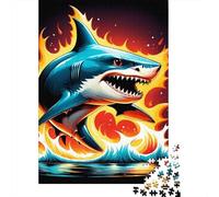 1000 Piece Jigsaw Puzzles for Adults Shark Jigsaw Puzzle Adult Paper Puzzles Family Entertainment Toys 1000pcs (38x26cm)