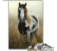 1000 Piece Jigsaw Puzzles for Adults Short Horse Wooden Jigsaw Puzzles for Adults 26X38CM Brain Challenge, for Teenagers & Home Decor