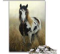 1000 Piece Jigsaw Puzzles for Adults Short Horse Wooden Jigsaw Puzzles for Adults 50X75CM Brain Challenge, for Teenagers & Home Decor