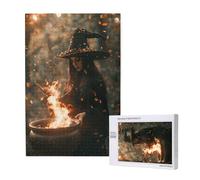 1000 Piece Jigsaw Puzzles for Adults Shrine Maiden Jigsaw Comes with Packaging Box and Reference Pictures,Fun Joyful Family Entertainment Games,Challenging Adult Puzzles Gift Home Decor Forest M-1887