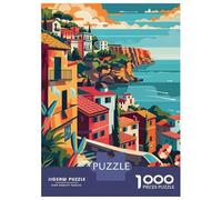 1000 Piece Jigsaw Puzzles for Adults Sicily Puzzles for Adults Relaxing Games A Work of Art Difficult And Challenge 52x38cm/1000pcs