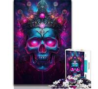 1000 Piece Jigsaw Puzzles for Adults Skeleton King,Learning Educational Toys Family Games Enhance Love between Couples 50x75cm