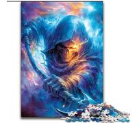1000 Piece Jigsaw Puzzles for Adults Skeleton Knight 1000 Piece Jigsaw Puzzles for Adults for The Whole for Women, Gifts for Men (Size 26x38cm)