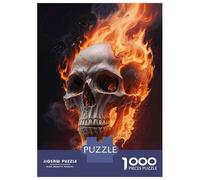 1000 Piece Jigsaw Puzzles for Adults Skull Heat And Power Jigsaws for Adults Brain Teaser Game Stress Reliever for Is Ideal As A Gift 38x26cm/1000pcs