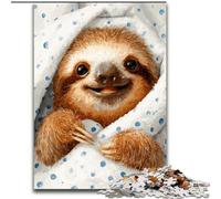 1000 Piece Jigsaw Puzzles for Adults Smiling Sloth JigsawPuzzle 1000 Pieces for Adults Family Activity Game for Teenagers, Challenging Brain Teaser (Size 26x38cm)