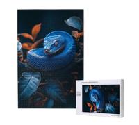 1000 Piece Jigsaw Puzzles for Adults Snake Jigsaw Comes with Packaging Box and Reference Pictures, Fun and Joyful Family Entertainment Games, Challenging Adult Puzzles Gifts Home Decor Animal M-1881