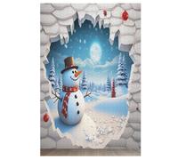 1000 Piece Jigsaw Puzzles for Adults - Snowman Pattern - Children Puzzle Recycled Family (78×53cm)