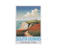 1000 Piece Jigsaw Puzzles for Adults，South Downs National Park，1000 Pieces Puzzles for Challenging Family Activity Game Art Wall Decor DIY Puzzle Gifts（75x50cm）-AK7