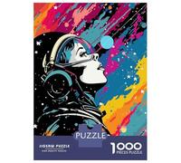 1000 Piece Jigsaw Puzzles for Adults Space Collage Pop Art Adult Puzzles Hands-on Game Stress Reliever Difficult And Challenge 52x38cm/1000pcs