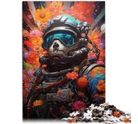 1000 Piece Jigsaw Puzzles for Adults space pirate soldiers Educational Puzzle 26x38cm with Matching Poster and Trivia Sheet