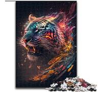 1000 Piece Jigsaw Puzzles for Adults Space Tiger Puzzle Made of cardboard,Ideal Holiday Or Birthday Gift, Party Game Toy 1000pcs(26x38cm)