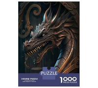 1000 Piece Jigsaw Puzzles for Adults Spellbound Dragon Adult Jigsaw Puzzle Toy Wall Decor Wall Decoration Unique Gifts for Birthday And Christmas 52x38cm/1000pcs