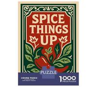 1000 Piece Jigsaw Puzzles for Adults Spice Things Up Chili Pepper Art Adult Jigsaw Hands-on Game Analysis And Logic Parent-child Interaction 38x26cm/1000pcs