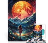 1000 Piece Jigsaw Puzzles for Adults “Starlight Dream” Made of wood,for age 14 years and over DIY Educational Games Wall decoration Unique gifts for birthday and Christmas。size:50x75cm