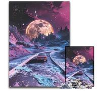 1000 Piece Jigsaw Puzzles for Adults Starlit DriveImpossible Jigsaw Puzzles for Adults Interactive Family Game DIY Home Decor Brain Challenge Gift 1000 PCS(75x50cm)