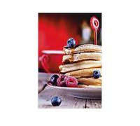 1000 Piece Jigsaw Puzzles for Adults，Still life with pancakes and berries，1000 Pieces Puzzles for Challenging Family Activity Game Art Wall Decor DIY Puzzle Gifts（38x26cm）-AO54