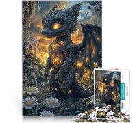 1000 Piece Jigsaw Puzzles for Adults Stone Dragon in Meadow For Family Fun is ideal as a gift for the whole family 26x38cm