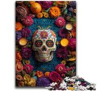 1000 Piece Jigsaw Puzzles for Adults Sugar Skull Woman Help The Brain Exercise Addictive Toys to Cultivate Patience A Work of Art 50x75cm