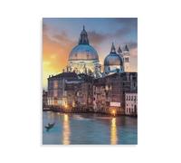 1000 Piece Jigsaw Puzzles for Adults，Sunset over the Grand Canal in Venice, Italy，Challenging Puzzle Games for Family Fun, Relaxing Brain Teaser Gift for Women and Men（75x50cm）-AQ51