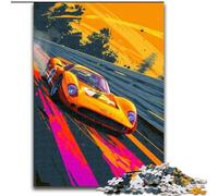 1000 Piece Jigsaw Puzzles for Adults Supercar Racing Puzzle Made of cardboard,Family Interactive Game, Brain Teaser Gift, Educational Toy 1000pcs(26x38cm)