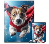 1000 Piece Jigsaw Puzzles for Adults Superhero DogJigsaw Puzzles DIY Decoration Brain Challenge for Adult Family 1000 PCS(38x26cm)