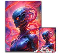 1000 Piece Jigsaw Puzzles for Adults Surreal Alien Life Jigsaw Puazzles for Adults for Birthdays Holidays Best for Christmas 1000 PCS(75x50cm)