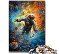 1000 Piece Jigsaw Puzzles for Adults Swallowed By The Universe Stress Reliever Difficult Challenge Suitable for Desktop Decoration 26x38cm