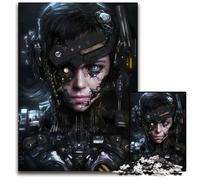 1000 Piece Jigsaw Puzzles for Adults T 1000 Robot Girl Jigsaw Puazzles for Adults for Birthdays Holidays Best for Christmas 1000 PCS(38x26cm)