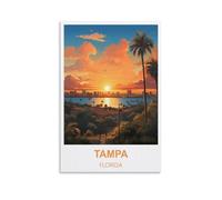 1000 piece jigsaw puzzles for adults，Tampa Florida paper Puzzle Jigsaw Puzzle Artwork Intellective Educational Toys Gifts 52x38cm