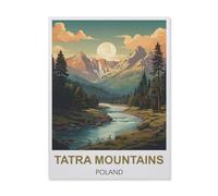 1000 Piece Jigsaw Puzzles for Adults,Tatra Mountains Poland,Classic Puzzle Difficult Puzzle Fun Creative DIY Toys Gifts for Girls And Boys, Family Games(38x26cm)-C10