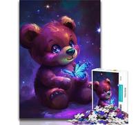 1000 Piece Jigsaw Puzzles for Adults Teddy Bear Teenager Jigsaw,Family Entertainment Toys with Matching Poster And Trivia Sheet (size 75x50cm)