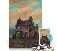 1000 Piece Jigsaw Puzzles for Adults teenagers A little bit of blue Made of cardboard Suitable for people aged 14 and above Family game for and A work of art。size：38x52cm/14.96x20.47inch