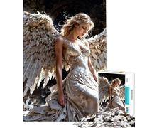 1000 Piece Jigsaw Puzzles for Adults Teenagers A Sultry Angel Cast Down Jigsaws for Adults Hands-on Game Presents for Women Birthday And Unique Gifts (Size 50x75cm)