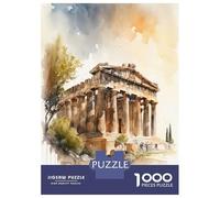 1000 Piece Jigsaw Puzzles for Adults Teenagers Acropolis And Parthenon Adult Puzzles Fun Games Improve Memory Unique Gifts for Birthday And Christmas 38x26cm/1000pcs