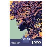 1000 Piece Jigsaw Puzzles for Adults Teenagers Angel Woman 3 Jigsaw Puzzle Fun Games Difficult Challenge Parent-child Interaction 38x26cm/1000pcs