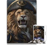 1000 Piece Jigsaw Puzzles for Adults Teenagers Angry Lion Pirates Educational Games Analysis And Logic Art Work Gift Size 50x75cm