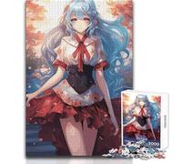 1000 Piece Jigsaw Puzzles for Adults Teenagers Anime Girl Cute Educational Games Analysis And Logic Art Work Gift Size 38x52cm