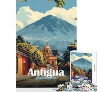 1000 Piece Jigsaw Puzzles for Adults Teenagers Antigua Guatemala Cityscape DIY Toys Gift For Birthdays Educational Games Decompressing Intellectual Size 38x26cm